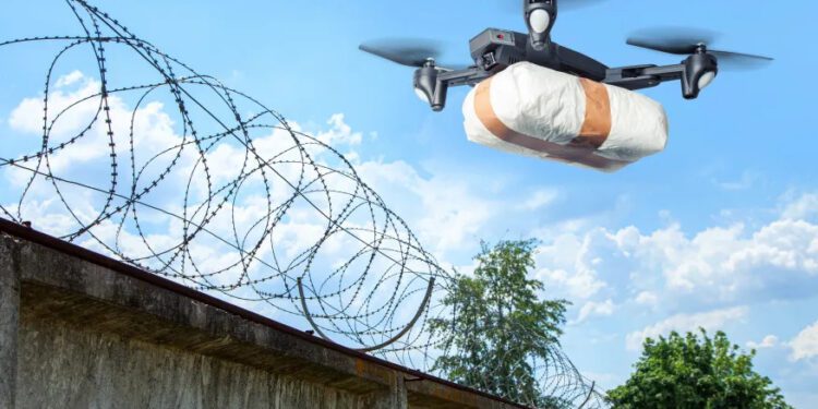 Australian Woman arrested drone