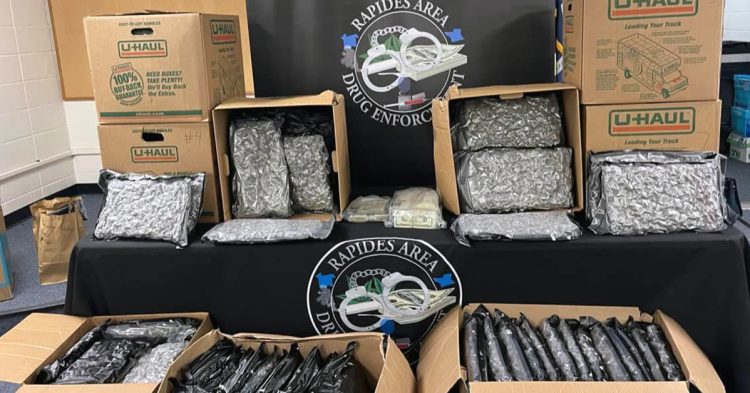 Louisiana Drug Bust: Authorities Seize 170 Pounds of Marijuana, $40K Cash, and Firearms in Multi-Agency Sting