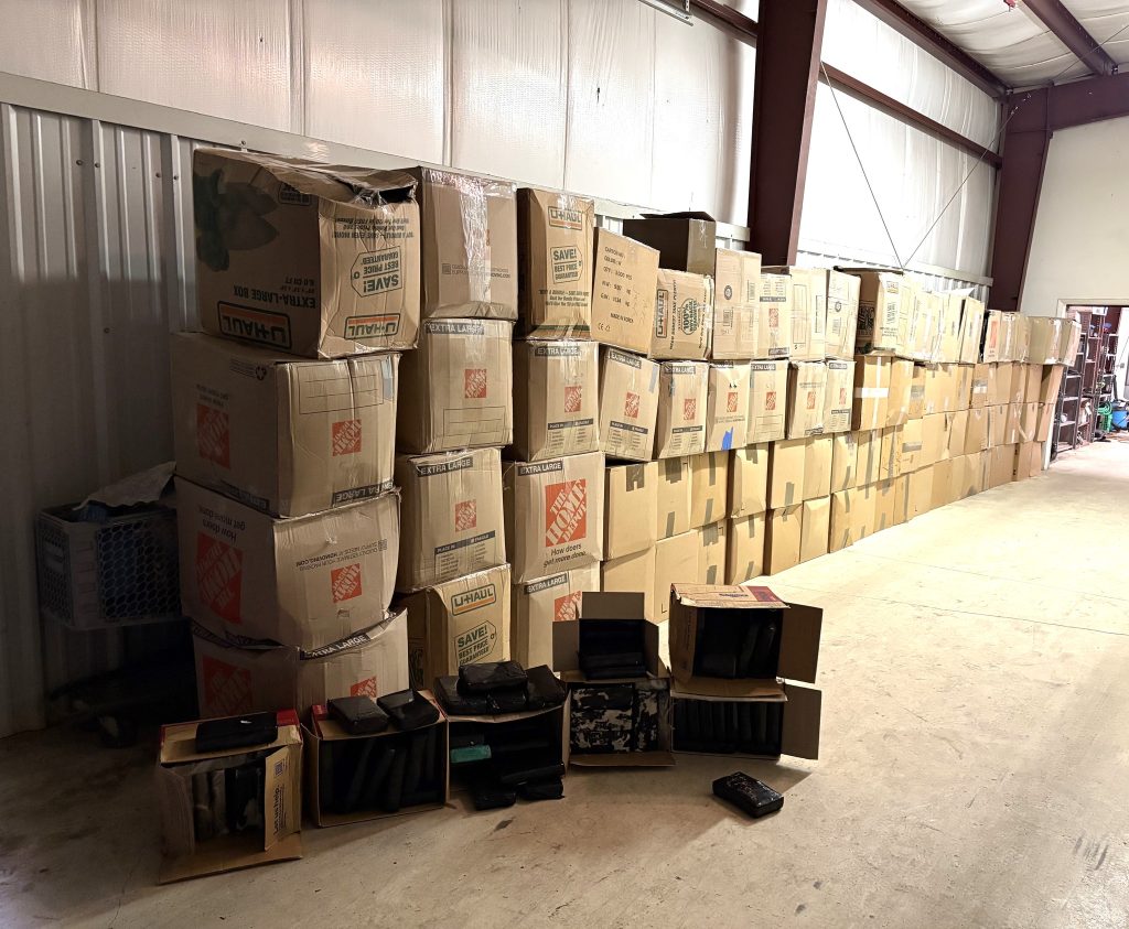 Nearly 3,300 pounds of marijuana were seized from a tractor trailer traveling on I-70